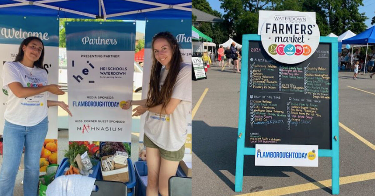 Waterdown Farmers Market sponsored by FlamboroughToday.com