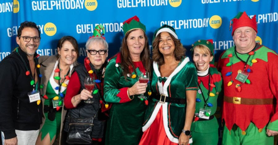 Guests got into the holiday spirit at the Joy Home Tour Celebration Soiree, sponsored by GuelphToday