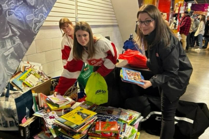 GuelphToday hosted the 8th annual Books for Kids Night at the Sleeman Centre on December 2, 2024